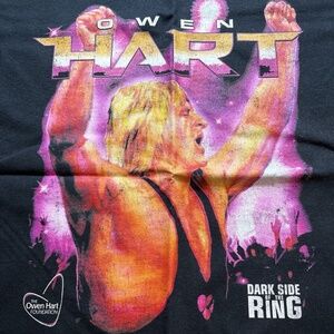 Owen Heart / Dark Side of the Ring men's t-shirt L